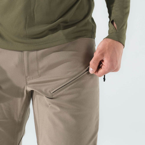 Zippered Thigh Pocket