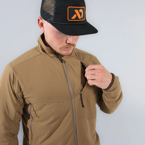 Zippered Chest Pocket