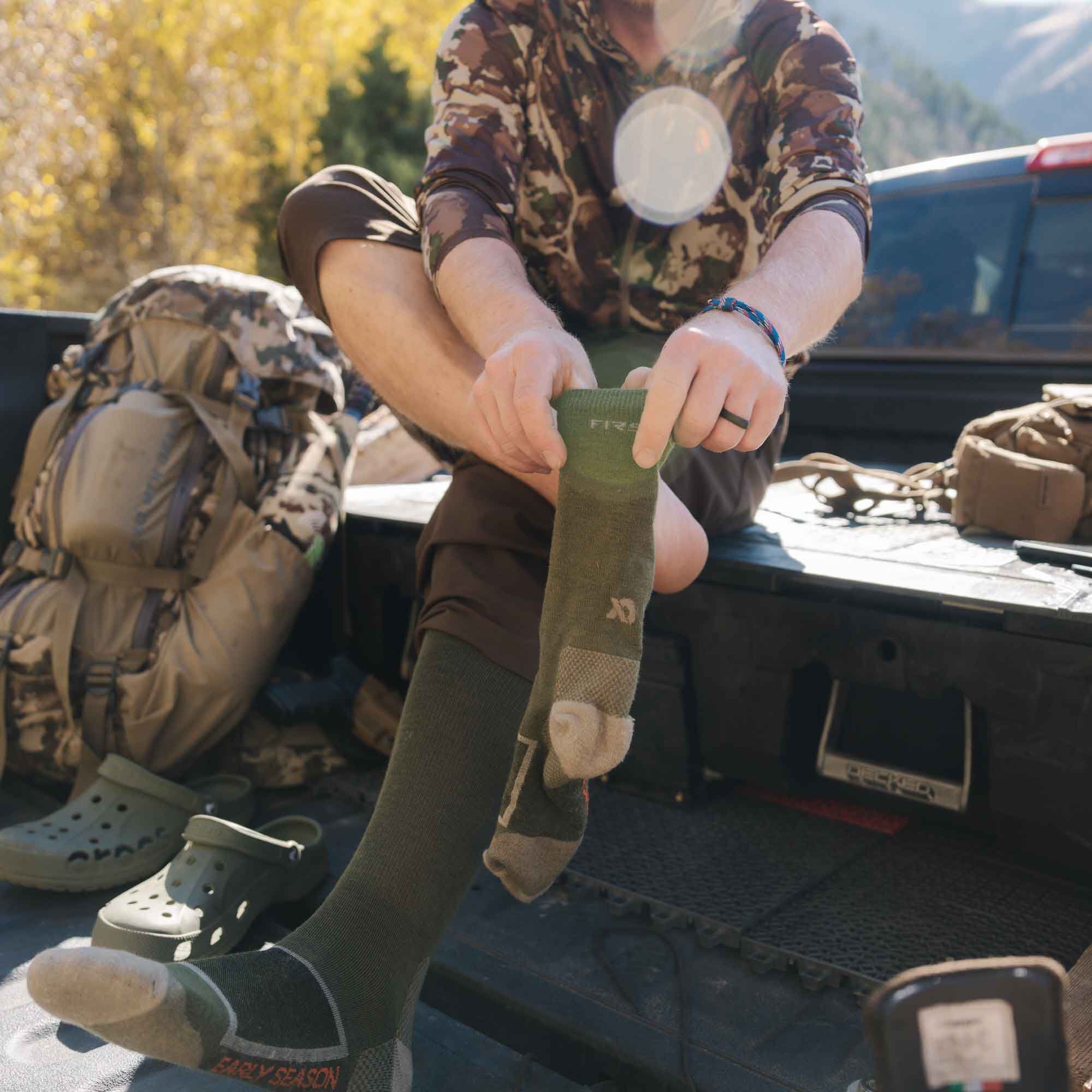 Early Season Wool Crew Sock