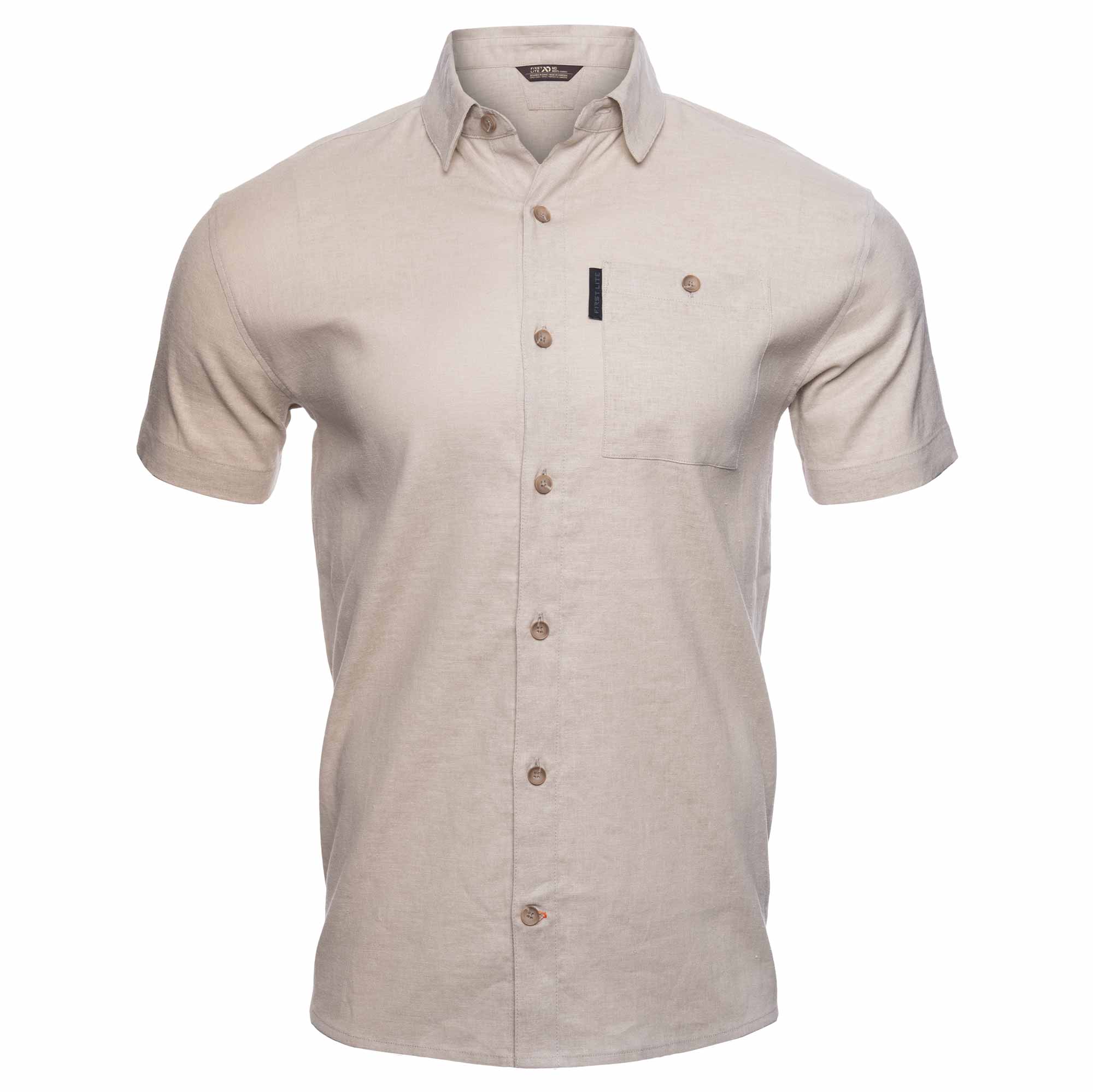 nhoj JOHN シャツ litmus Men's Horizon Hemp Short Sleeve
