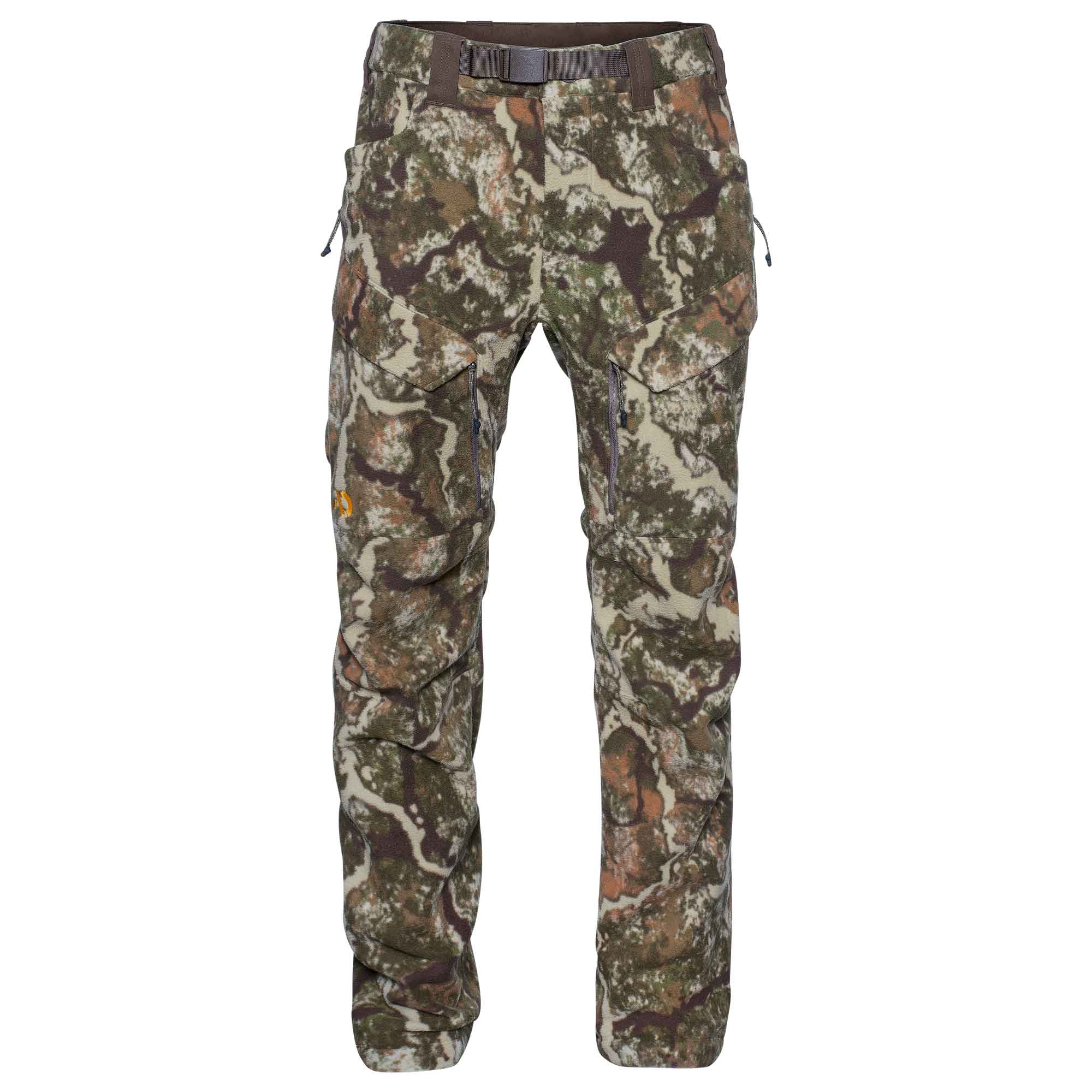 Camouflage pant in a white background.