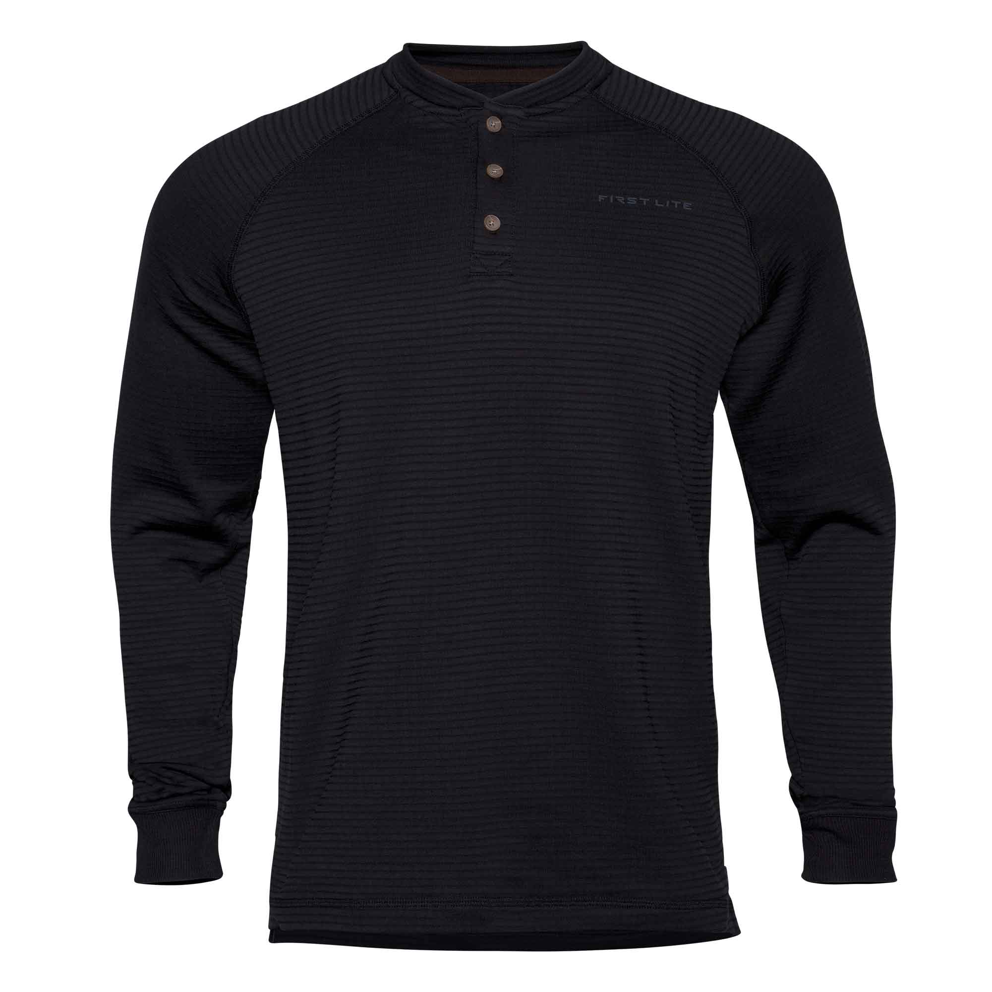 ThermaGrid Merino Wool Henley | First Lite