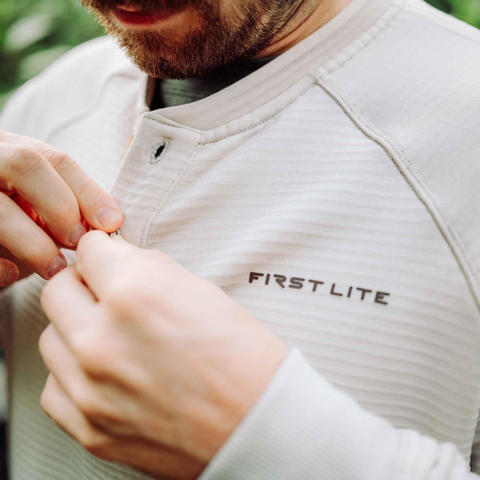 ThermaGrid Merino Wool Henley | First Lite