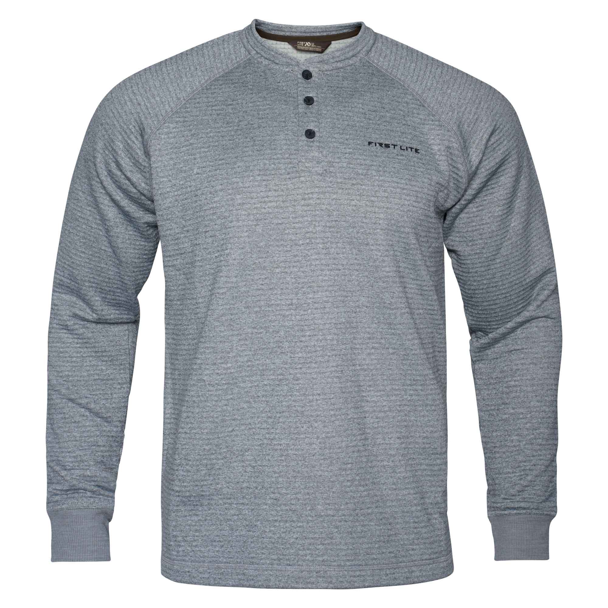 ThermaGrid Merino Wool Henley | First Lite