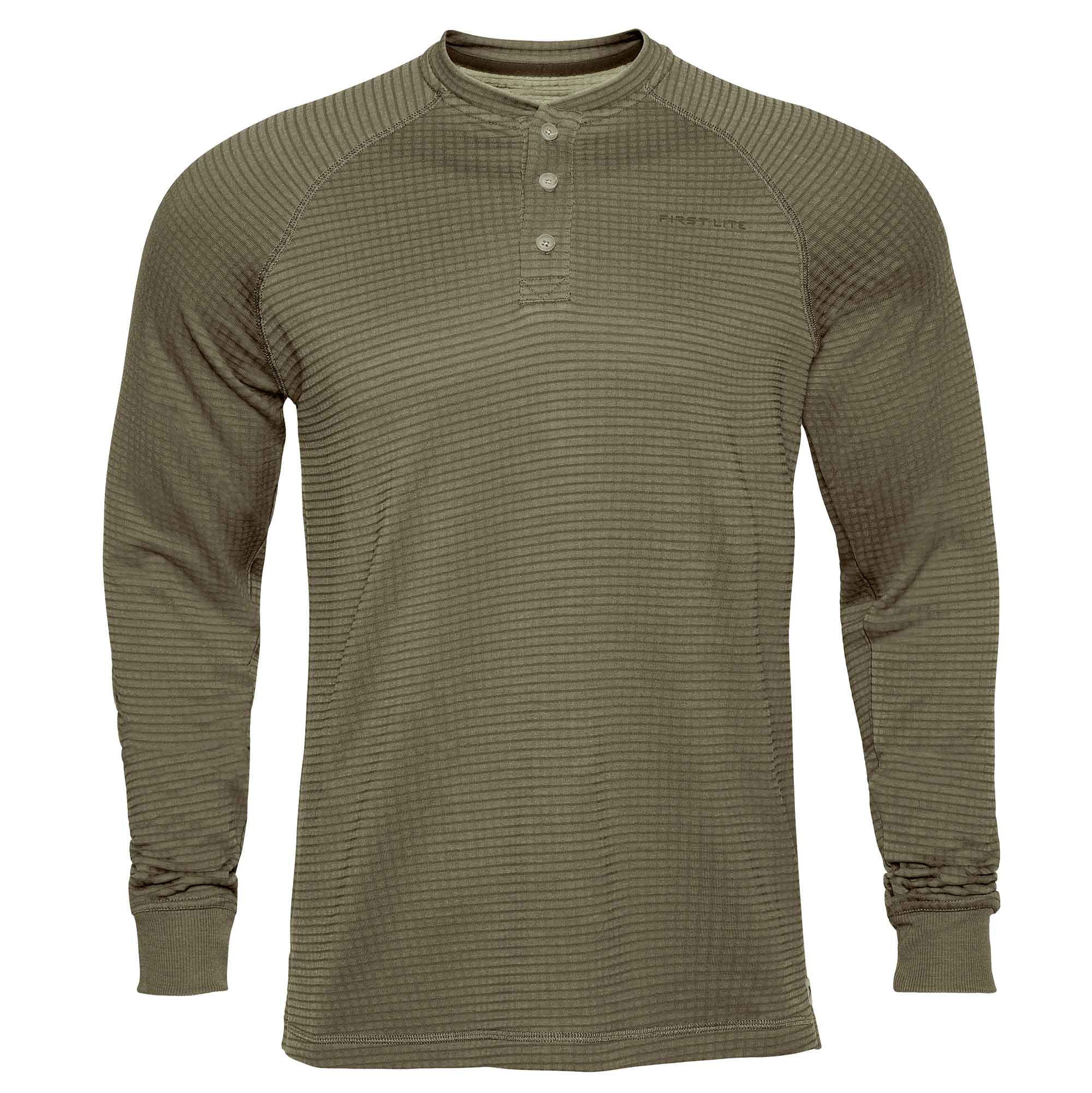 ThermaGrid Merino Wool Henley