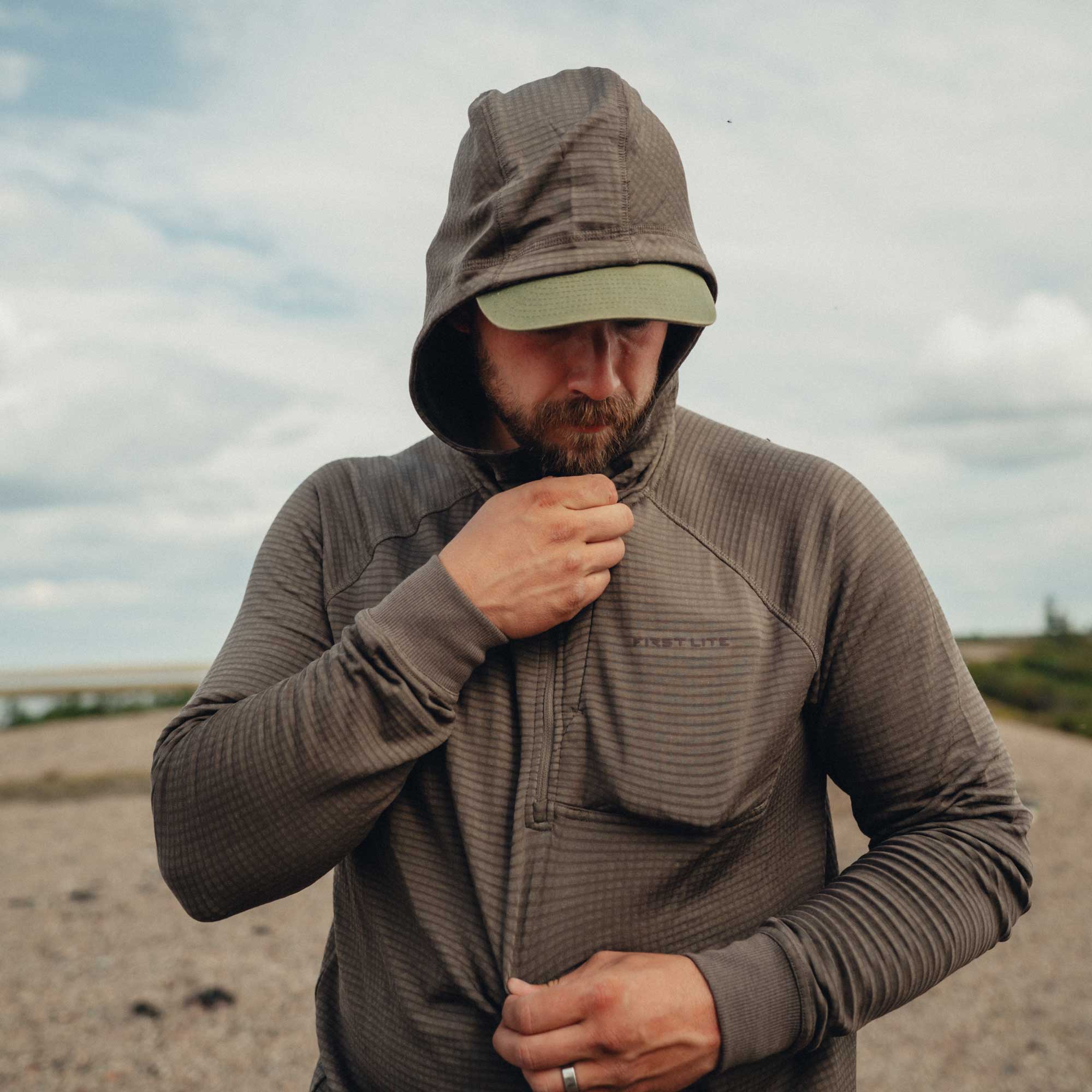 ThermaGrid Merino Wool Hoody | First Lite