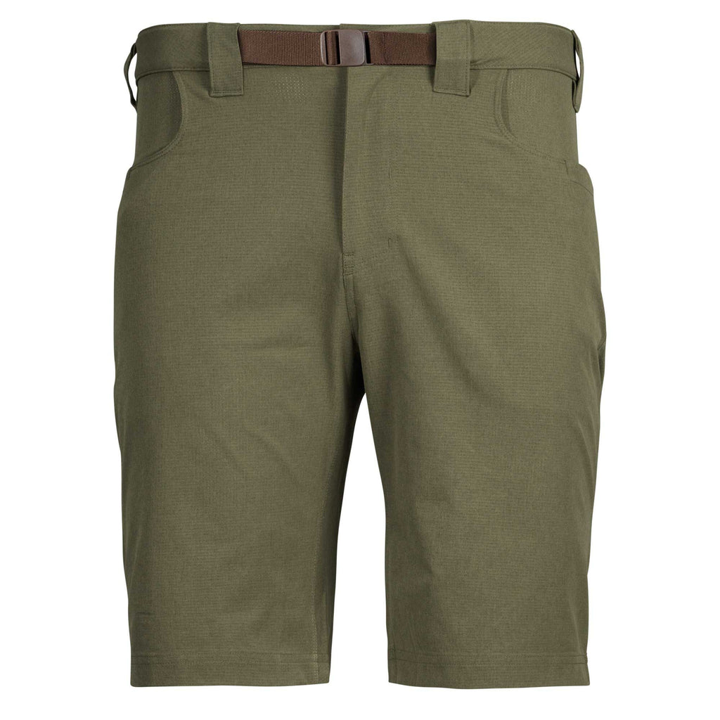 First Lite Trace Short in Conifer — KineticGrid hot-weather technical short