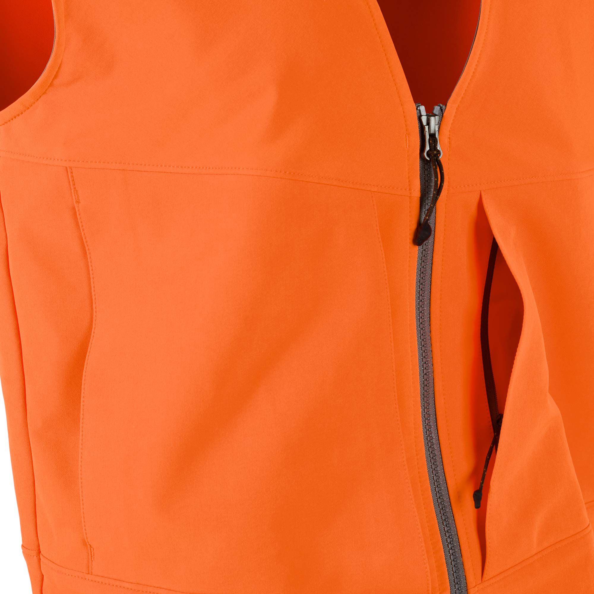 Hunter orange fleece outlet jacket