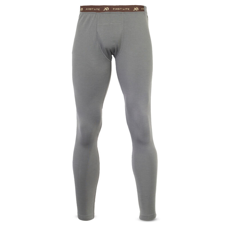 Merino thermal underwear - Men's 3/4 pants – black