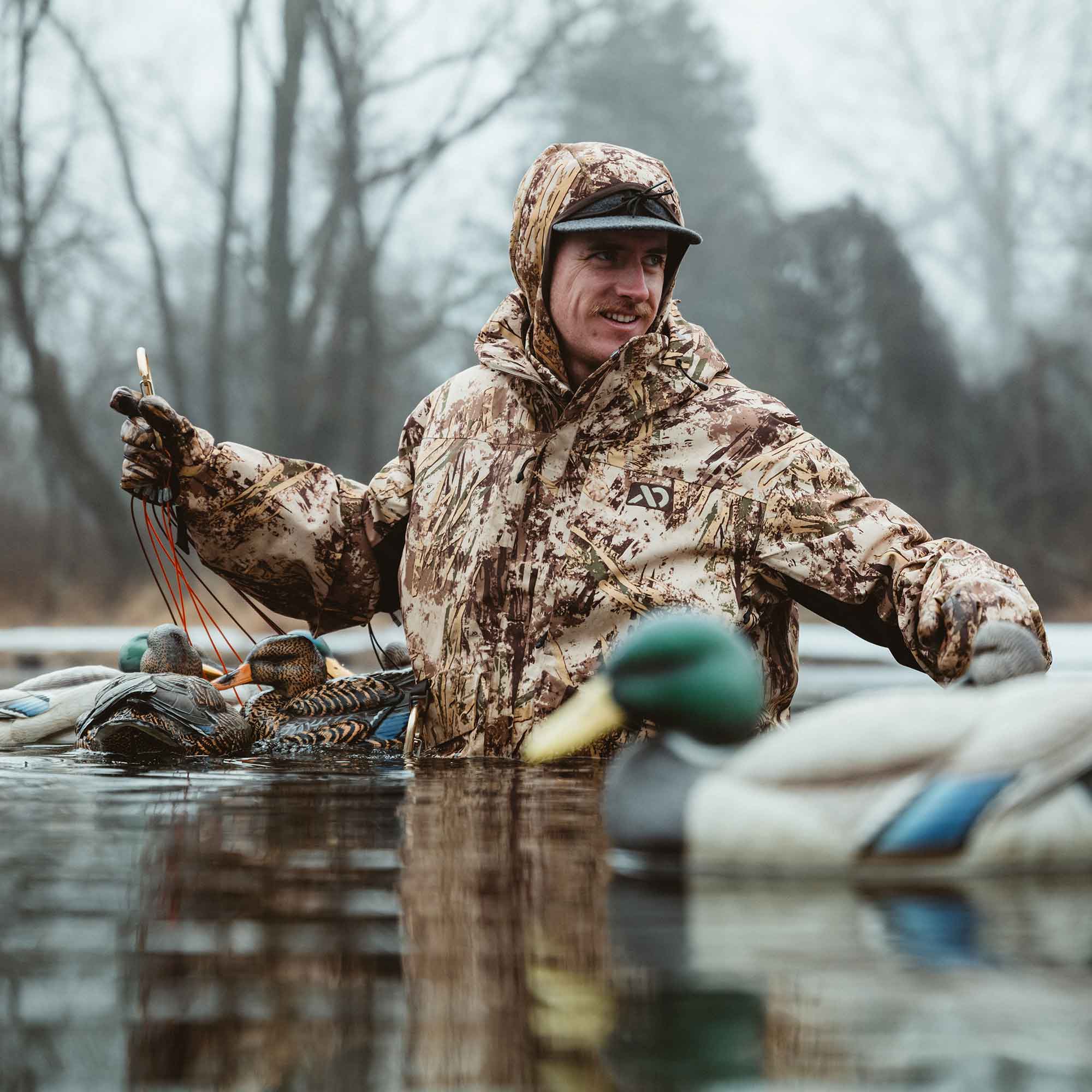 Duck hunting wader jacket on sale